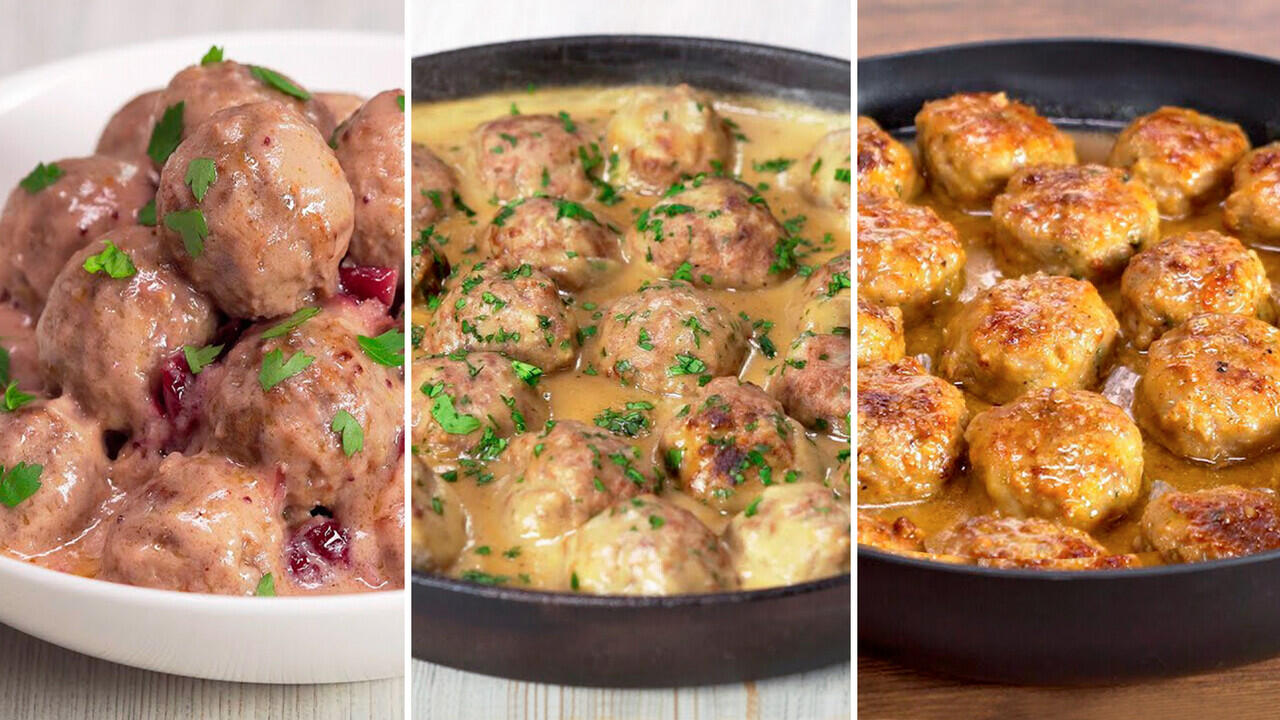 3 Ultimate MEATBALLS DINNER Ideas || 3 Delicious Meatballs You Need To Try!