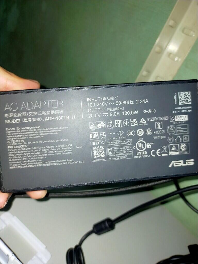 listrik jeglek saat nyolok charger laptop asus tuf