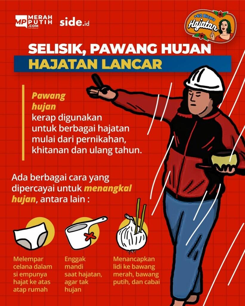 Selisik Jasa Pawang Hujan Supaya Hajatan Lancar Jaya