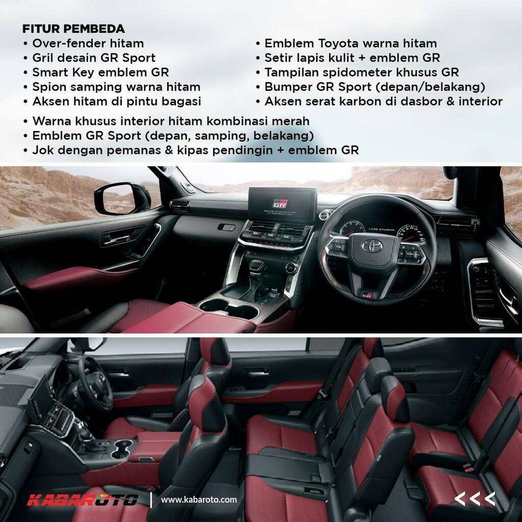 Toyota Land Cruiser 300 Series GR Sport, Lebih Menggemaskan