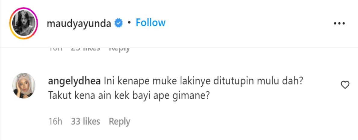 Meributkan Wajah Suami Maundy Ayunda yang Tidak Terlihat Jelas, Takut Penyakit Ain?