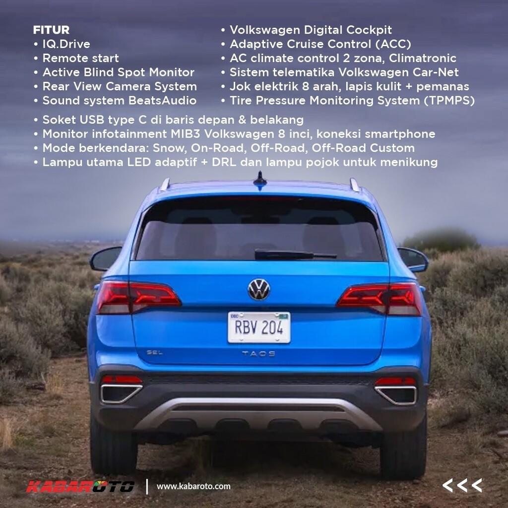 Volkswagen Taos 2022, Small SUV Harga Terjangkau