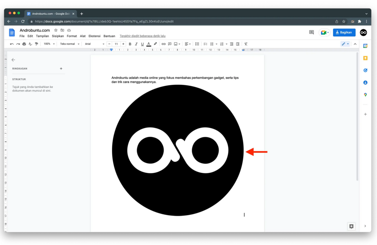 Cara Memasukkan Gambar ke Google Docs