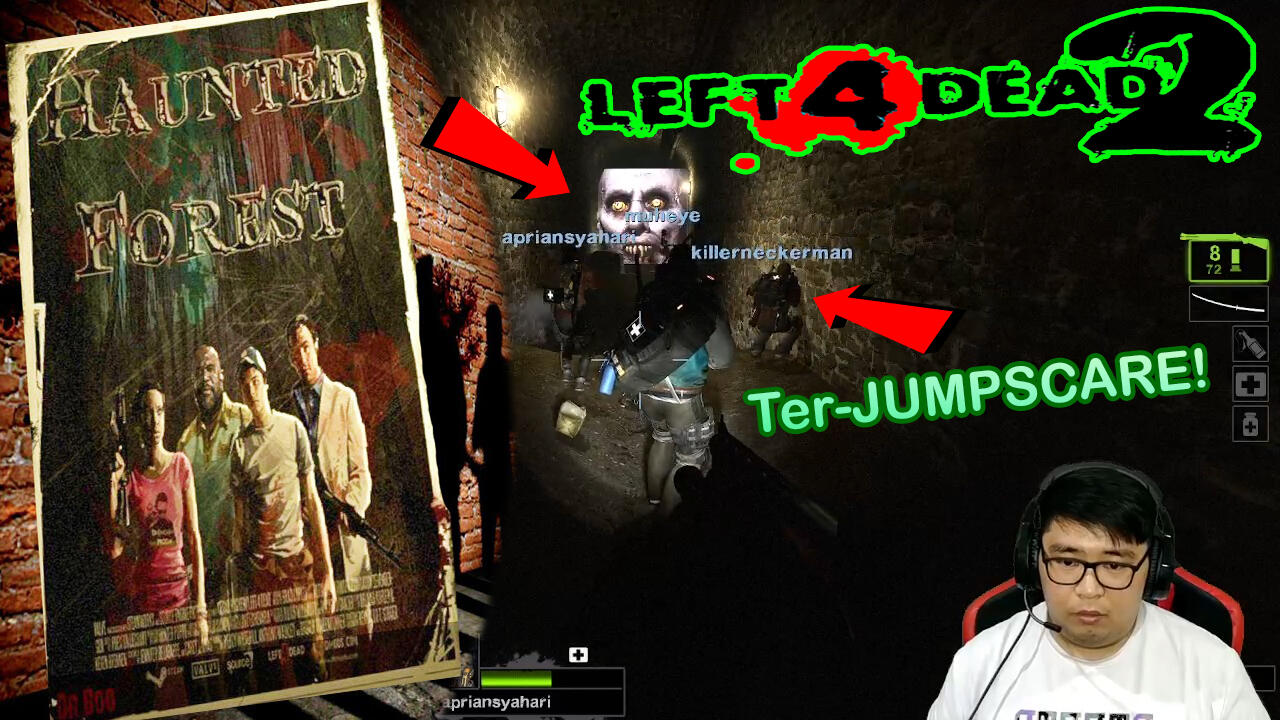 Map Banyak JUMPSCARE-NYA! | Left 4 Dead 2 Indonesia | Map HAUNTED FOREST