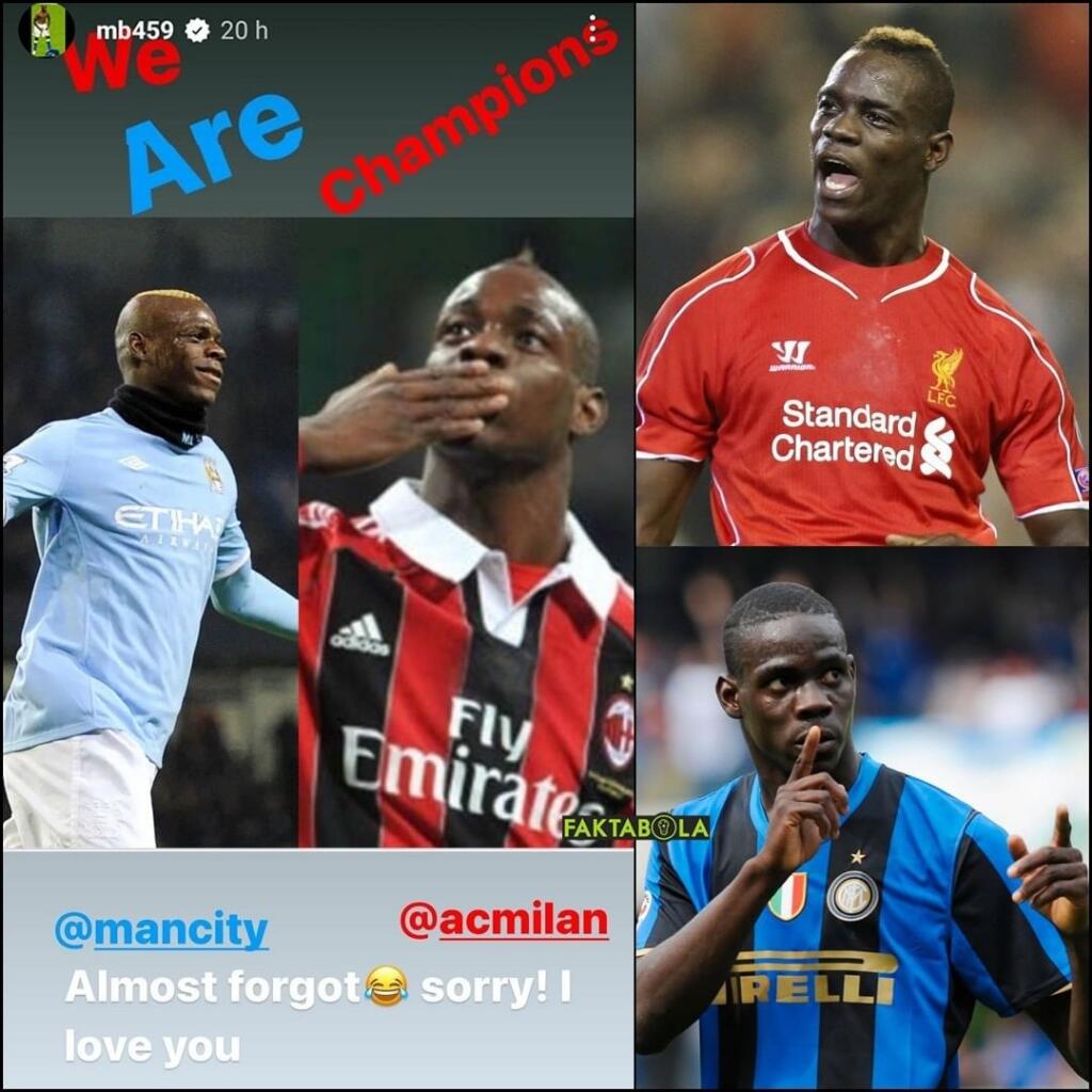 Kabar Gembira Para Mantan Klub Balotelli. Juara Liga, Piala Liga, Hingga Promosi
