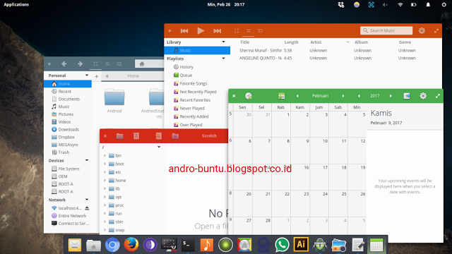 Paper – Tema Linux Mirip Google Material Design