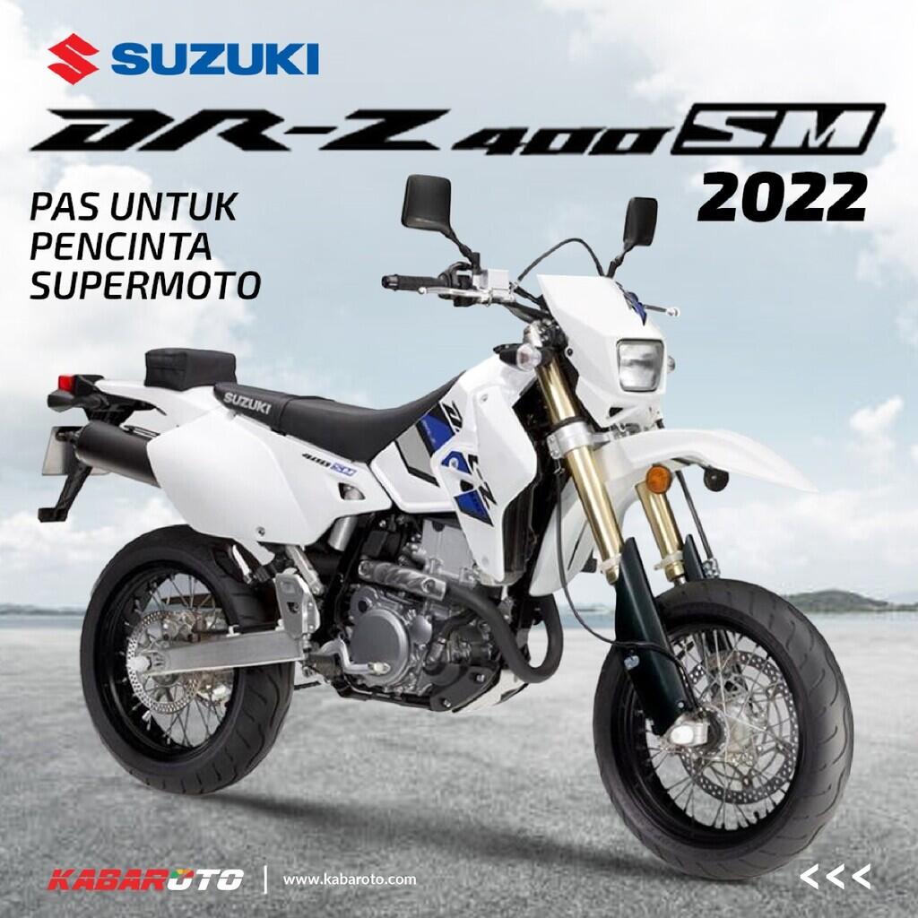 Suzuki DR-Z400SM SuperMoto 2022 Dibanderol Rp111 Juta