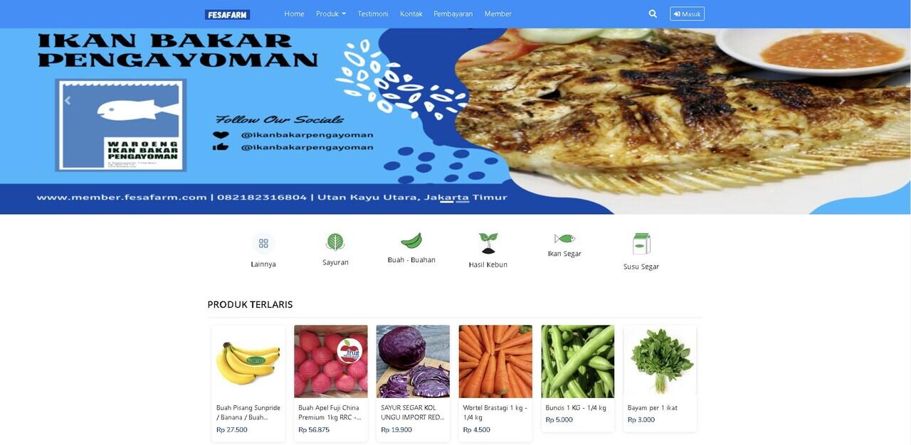Jual ikan laut segar