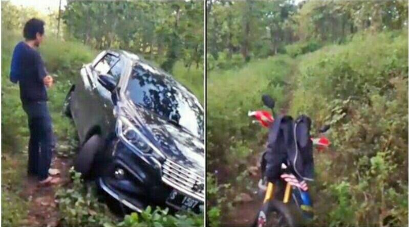 HOROR ! Mobil Tersesat Di Lokasi &quot;TAK BIASA&quot;, Pengemudi Hanya Ikuti Arahan !