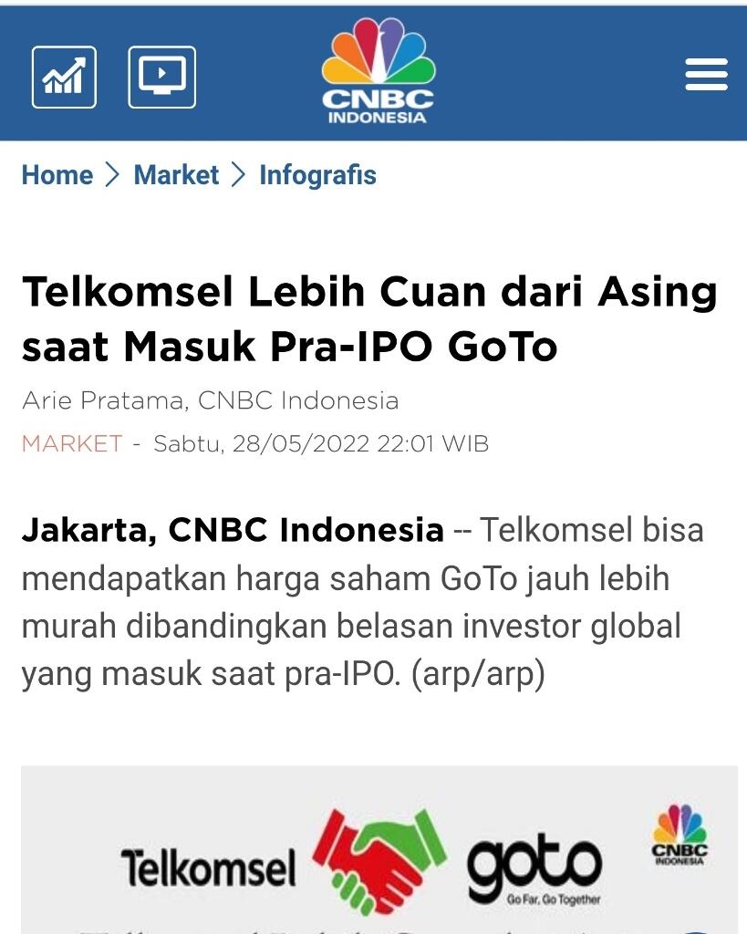 Telkomsel Lebih Cuan dari Perusahaan Raksasa Asing saat Masuk Pra-IPO GoTo