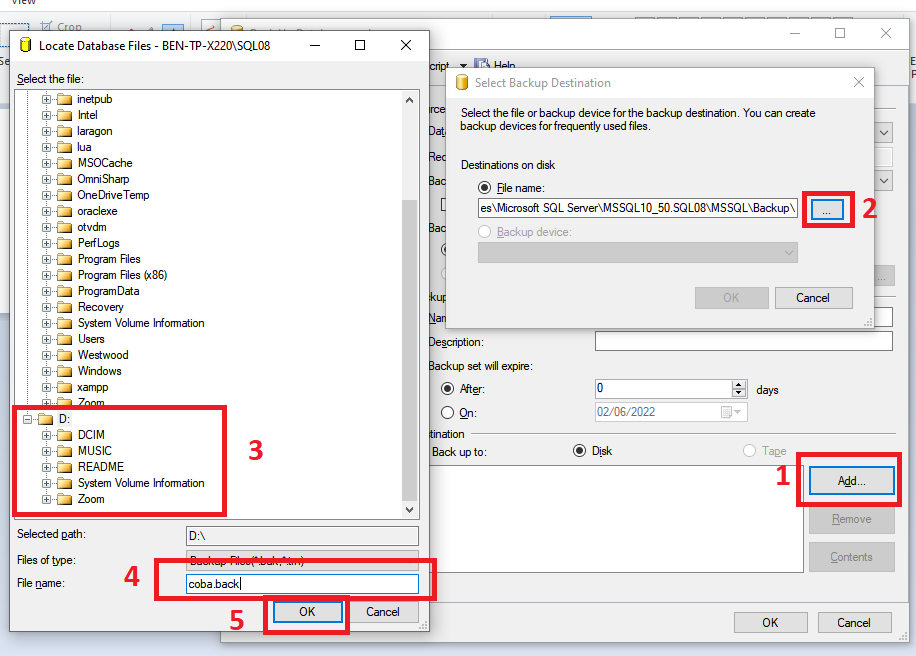 Cara Melakukan DUMP/Backup SQL Server dengan SSMS (SQL Server Management Studio)