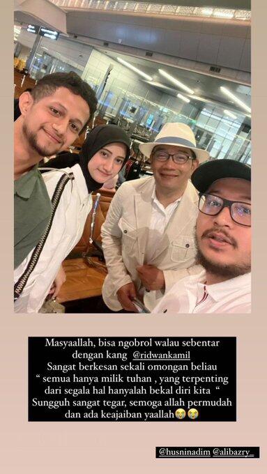 Selebgram Ini dirujak Netizen Usai Ajak Ridwan Kamil Berselfie Ria di Bandara