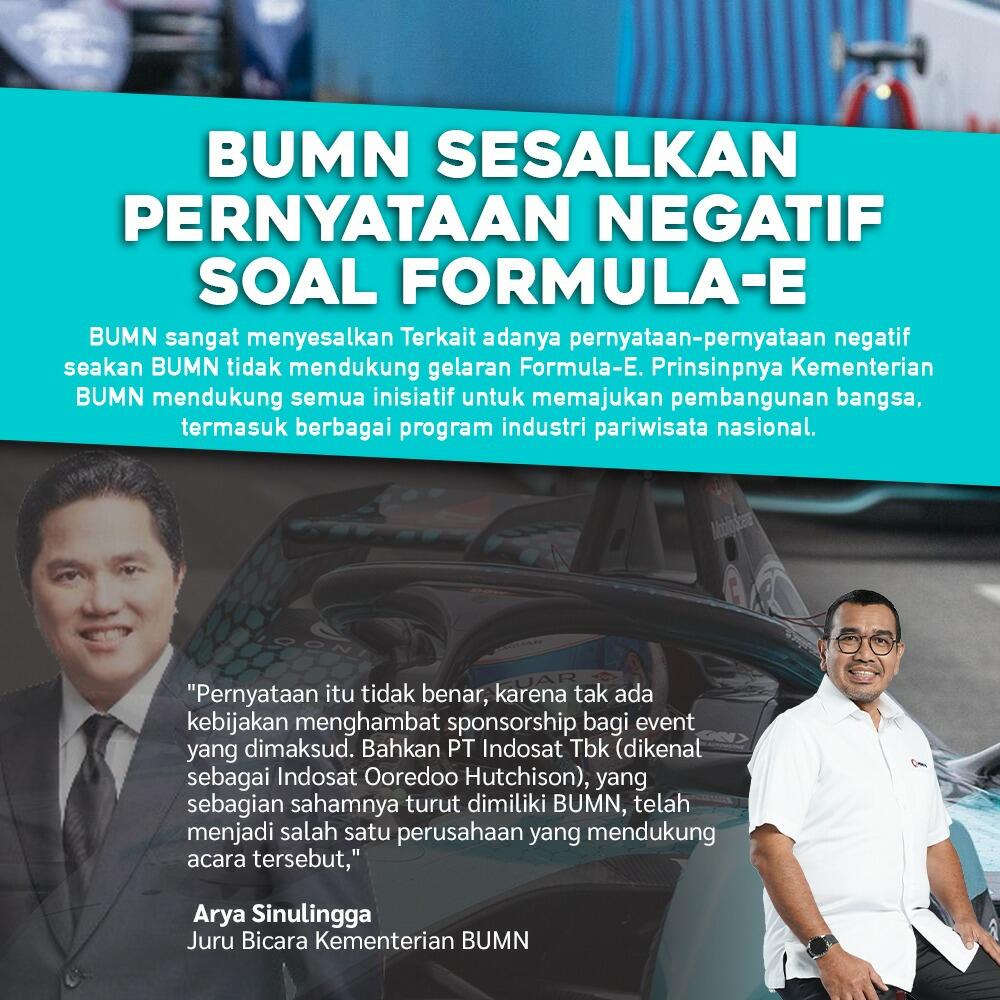 Jokowi Tepis Kabar Pemerintah Tak Dukung Formula E