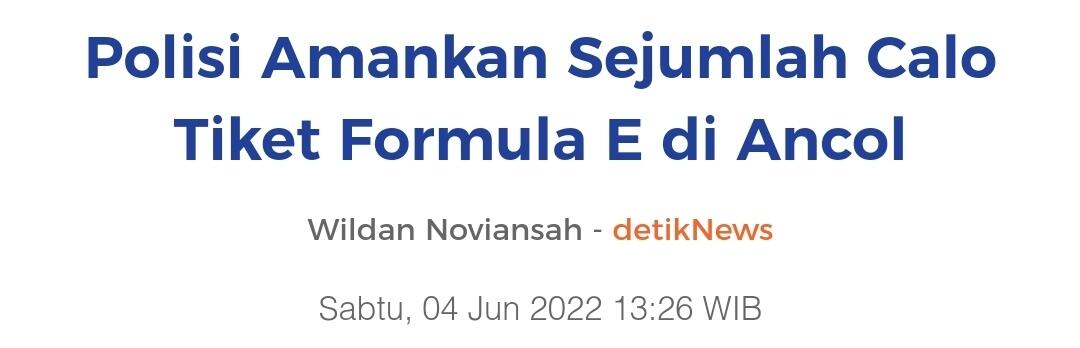 Zulhas Ngaku Borong 1 Tribun: Kita Birukan Sirkuit Formula E