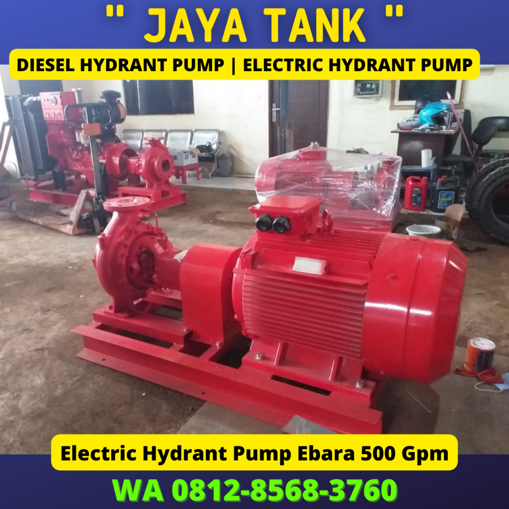 Harga pompa hydrant diesel 500 gpm dan pompa hydrant electric 500 gpm
