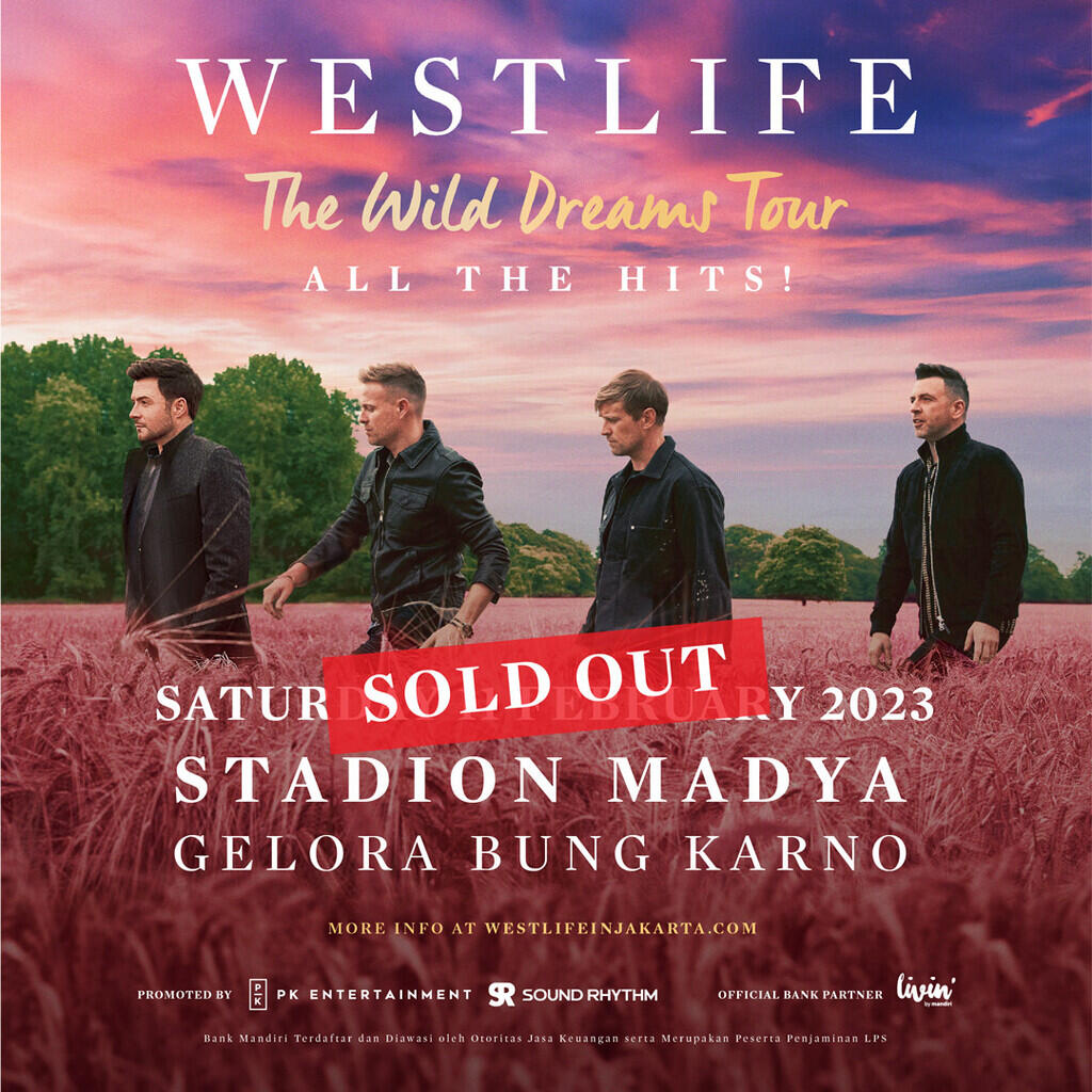 Tiket Konser Westlife The Wild Dreams Tour 2023 Soldout! Agan Kebagian?