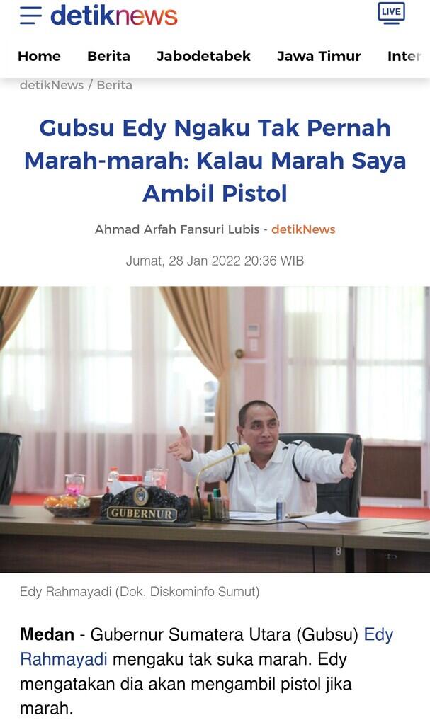 Ekonomi Masih Minus, Gubernur Sumut Tegur Para Ahli Jangan Diam Saja