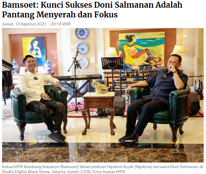 Ketua MPR: Sukses Formula E Jakarta Jadi Prestasi Membanggakan