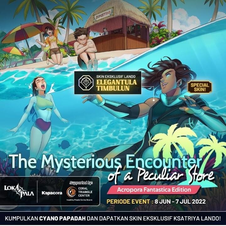 Lokapala moba update event Kapacora, "The Mysterious Encounter of a Peculiar Store"