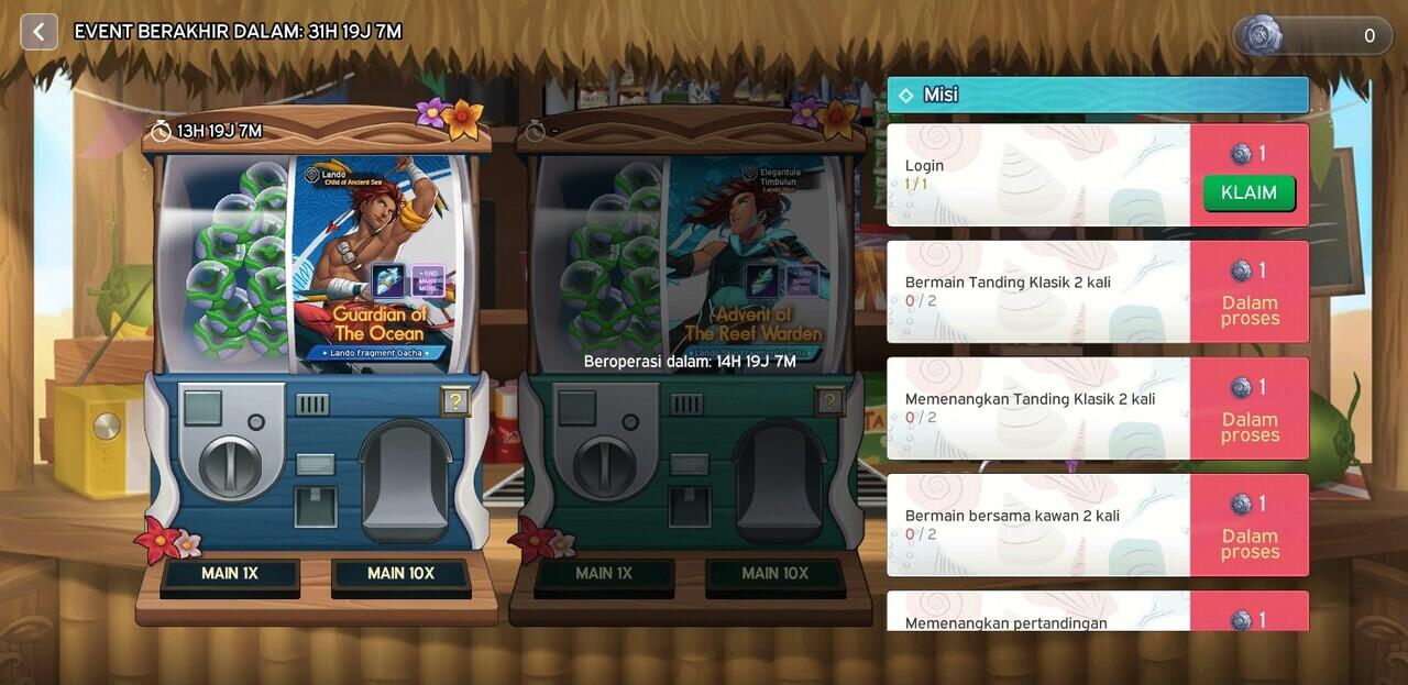 Lokapala moba update event Kapacora, &quot;The Mysterious Encounter of a Peculiar Store&quot;