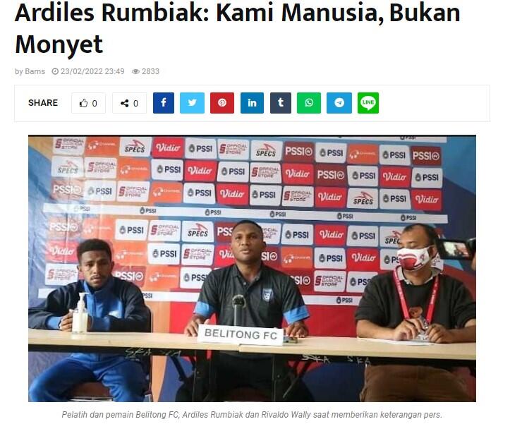 Ada Ardiles Rumbiak di Papua Football Academy Cari Bakat