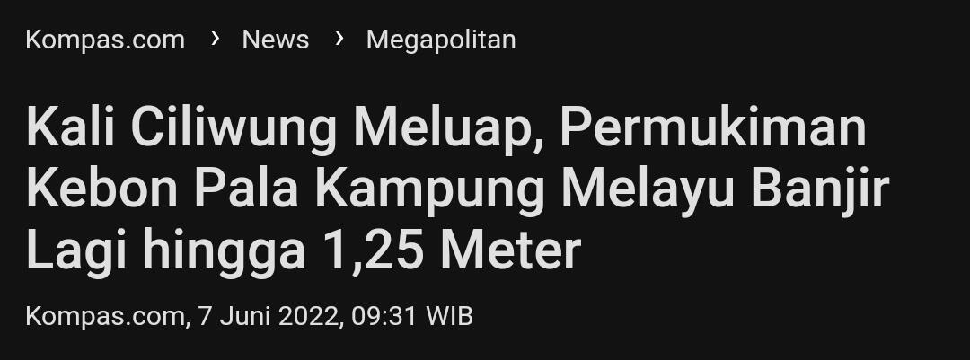Anies Pamer Lagi Sistem Pengendalian Banjir Jakarta Jadi Juara