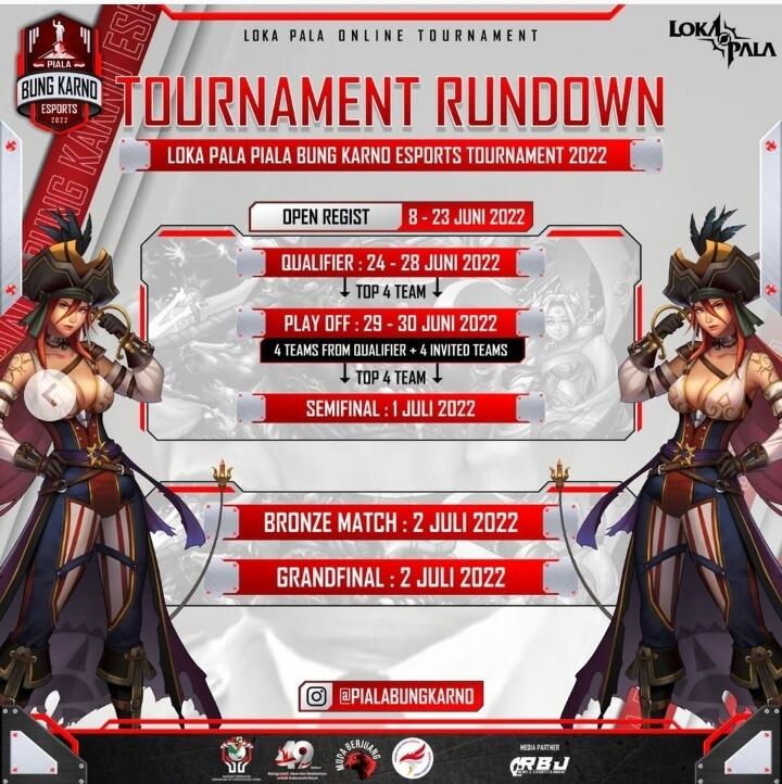Info Lokapala Moba, Turnamen piala Bung Karno eSport 2022