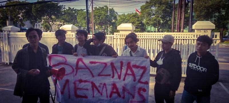 Geruduk Baznas RI, Gemasi Teriakkan ‘Mosi Tidak Percaya’ Terhadap Ismail Hasyim