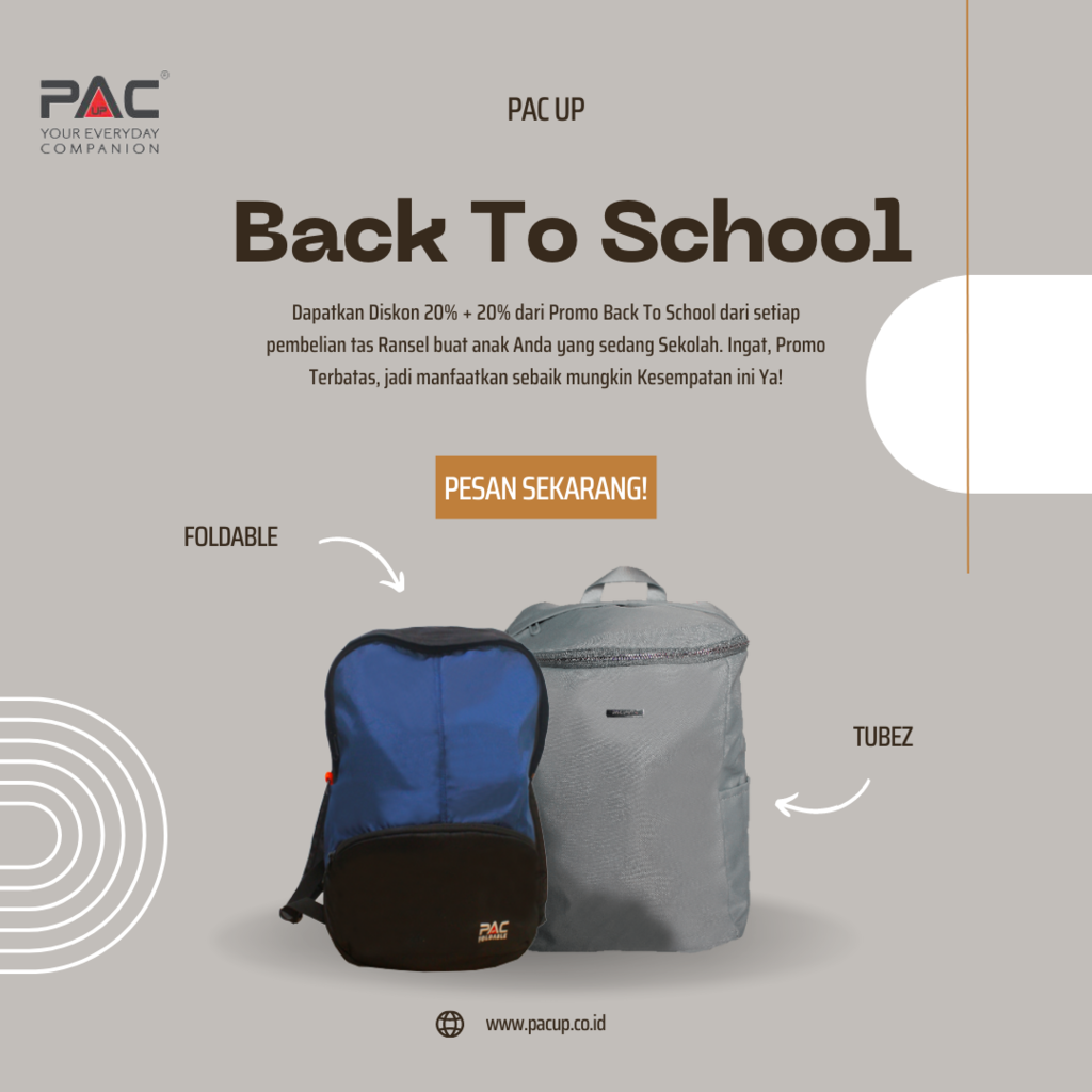 PROMO PAC UP BACK TO SCHOOL 2022