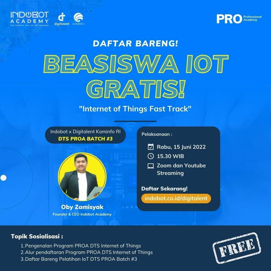 Sosialisasi Bersama Tim Indobot (DTS PROA Batch 3 )