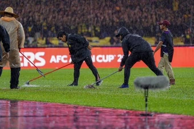 Lapangan Bukit Jalil Malaysia Banjir! Netizen Bilang Mirip Sawah