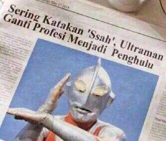 Kelakuan Kocak Mas ULTRAMAN Versi Warga +62