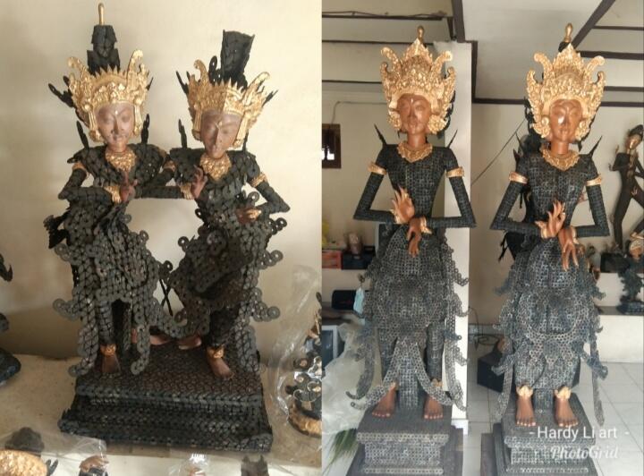 Kreasi asli Pulau Bali indonesiaku "WOW!" : Patung Uang Kepeng