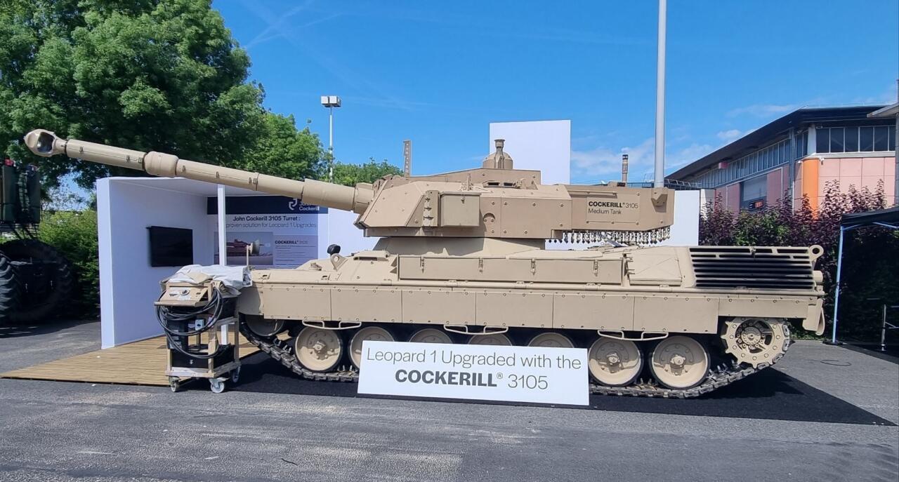 Tank Tua Leopard 1A5 Mendapat Paket Upgrade Kubah Meriam Cockerill 3105