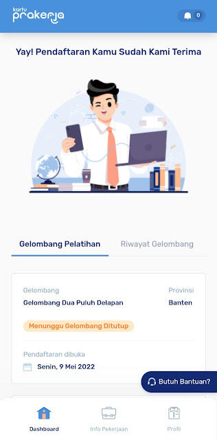 Pengalaman Mendaftar Prakerja Gelombang 28 dan Mengikuti Pelatihan Prakerja