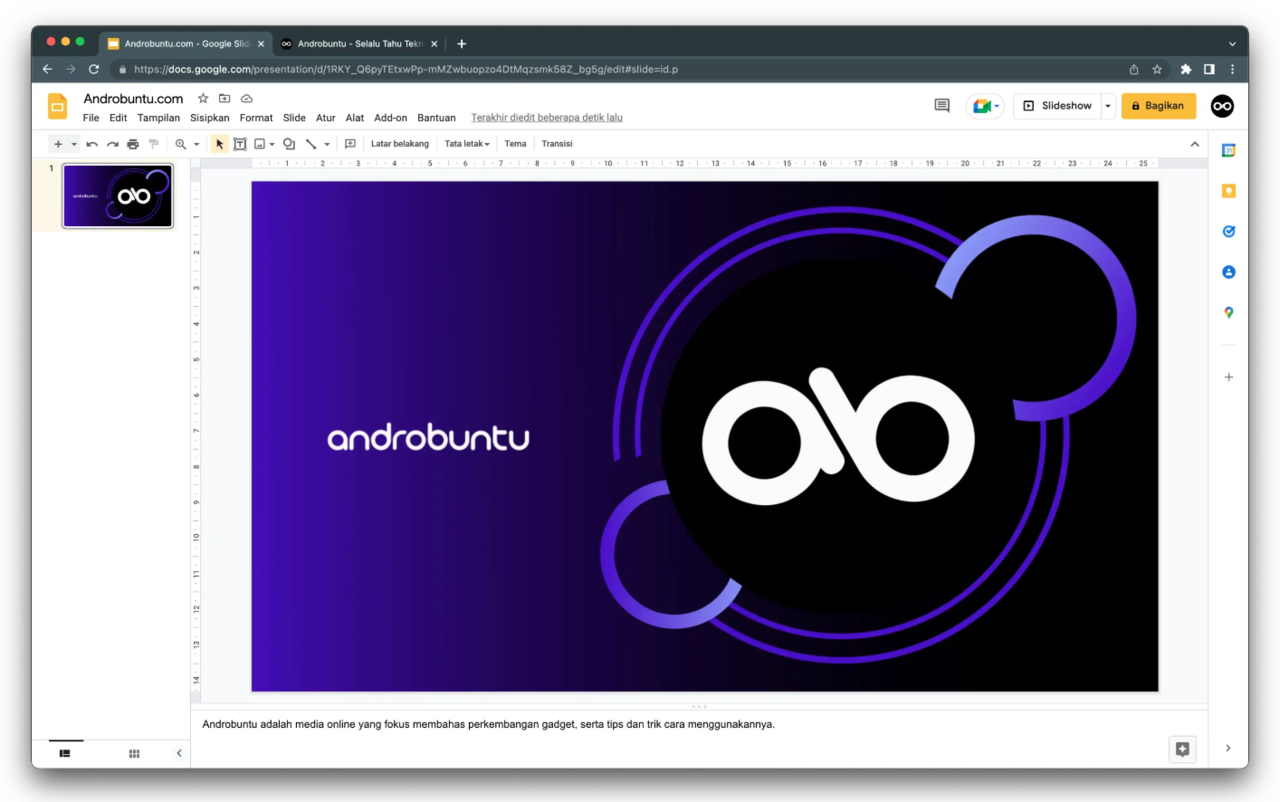 Cara Mengubah Background Google Slide