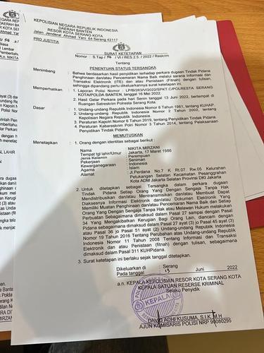 Nikita Mirzani Resmi Tersangka Kasus Pencemaran Nama Baik