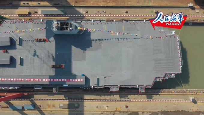 Selayang Pandang Type 003 Fujian - Kapal Induk Terbaru yang Diluncurkan China
