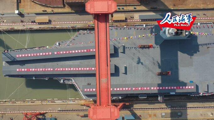 Selayang Pandang Type 003 Fujian - Kapal Induk Terbaru yang Diluncurkan China