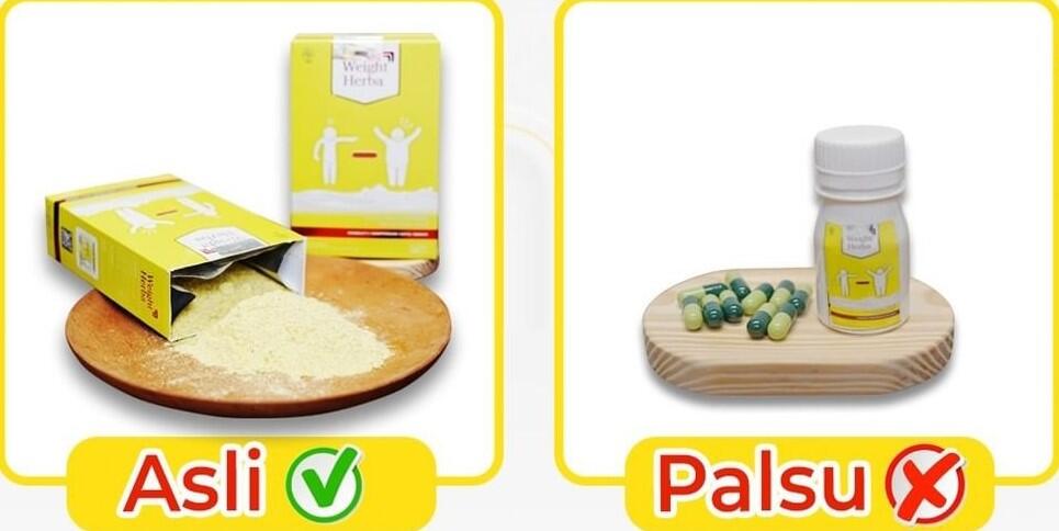 Cara Membedakan Weight Herba Asli dan Palsu, Jangan Sampai Tertipu!!!
