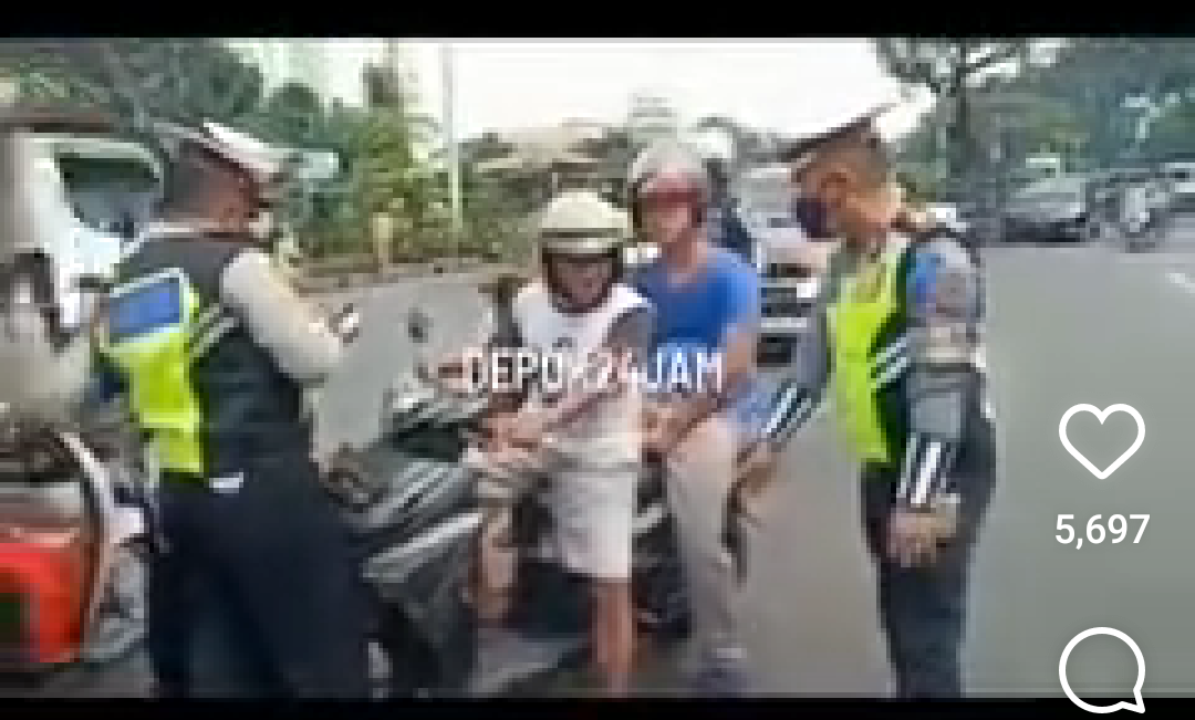 Duh, Sendal Jepit Aja Dirazia, Jurus Aman Dari Razia, Polisi Dilarang Masuk !