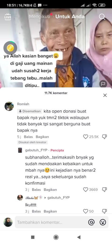 Kejam! Kakek Penebang Tebu Di Tipu Uang Mainan