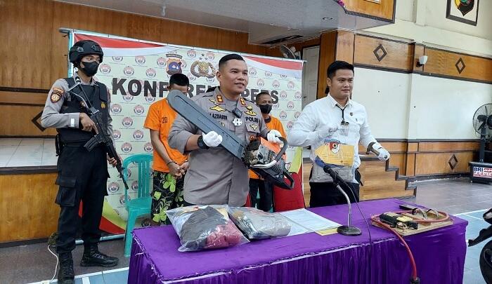 Polres Sijunjung Lumpuhkan Pelaku Curanmor dengan Timah Panas