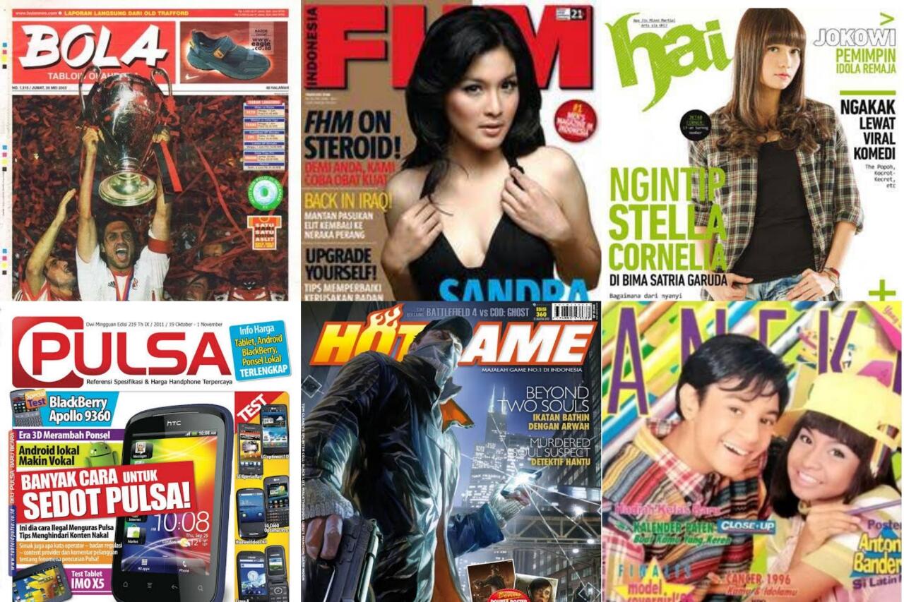 Nostalgia 12 Media Cetak yang Harus Musnah digempur Zaman Digital dan Berhenti Terbit