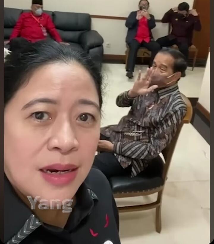 Gubernur Kaltim Sapa Puan di Depan Jokowi: Calon Presiden Indonesia