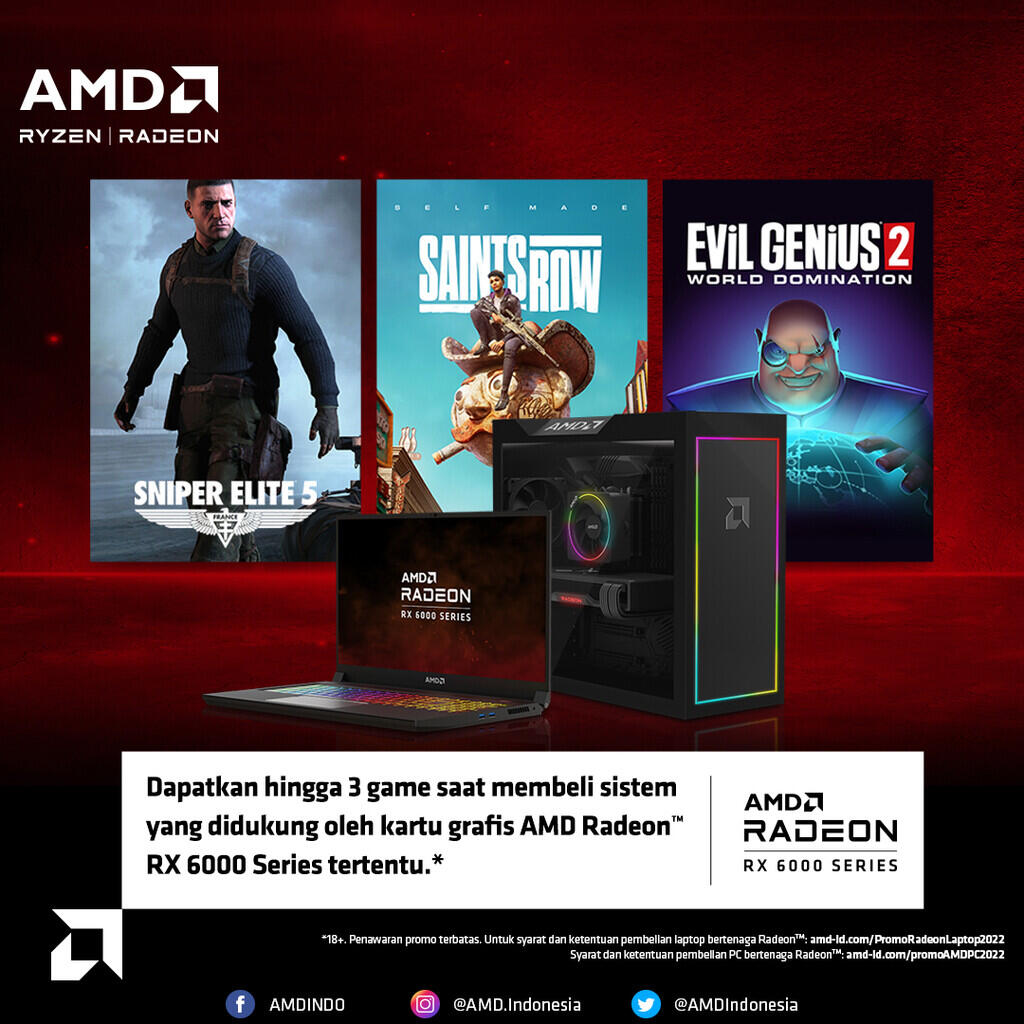 Ada Bonus Game Melimpah Buat Agan Sekalian dari AMD!