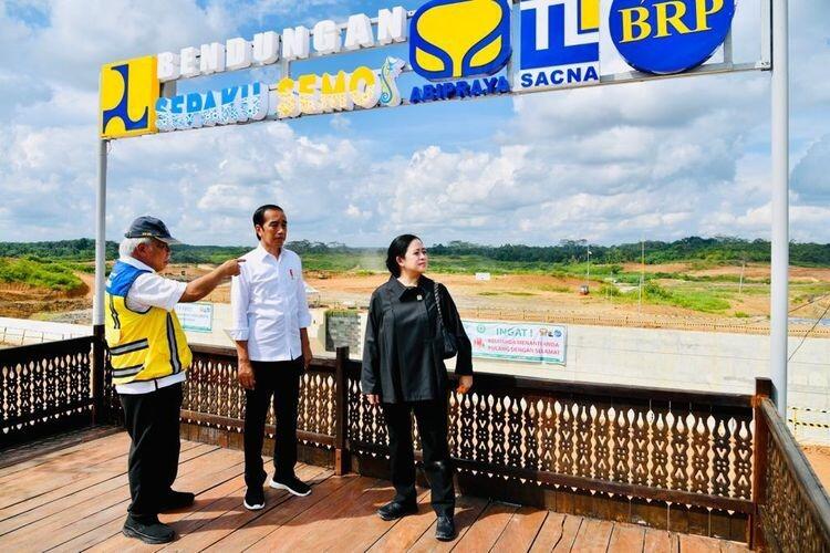 Bendungan Sepaku Semoi Jadi Tanda Dimulainya Pembangunan Infrastruktur Dasar IKN