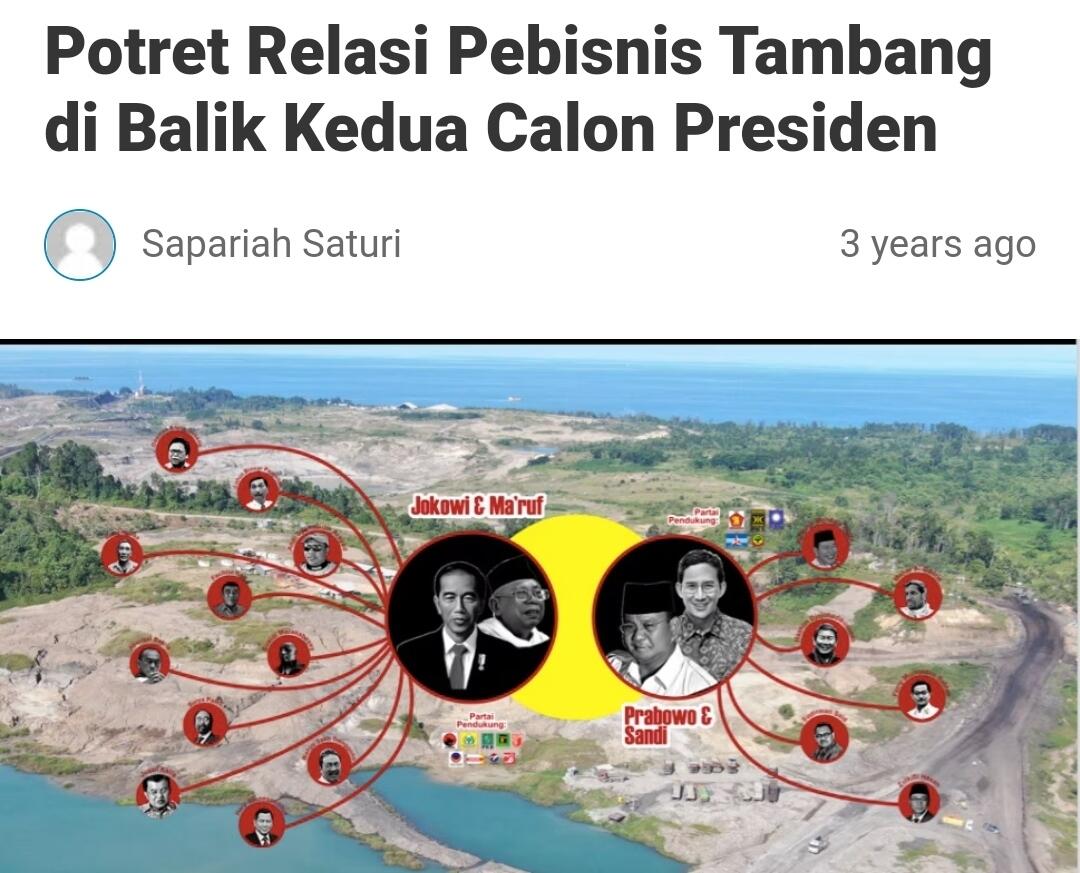 Analis Sebut Ada Pengusaha BatuBara Mau Gelontorkan Rp 4 Triliun Untuk Jagokan Capres