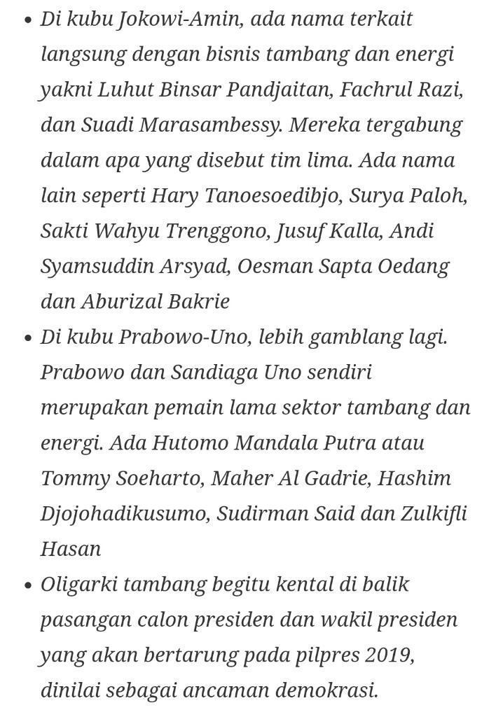 Analis Sebut Ada Pengusaha BatuBara Mau Gelontorkan Rp 4 Triliun Untuk Jagokan Capres