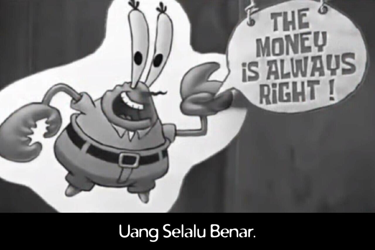 Julid-an Mr.Krab yang membuka aib para Orang Tua di Dunia